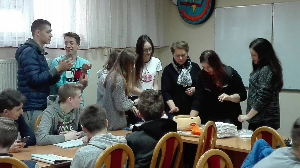 Spotkanie młodzieży z przedstawicielami Wyższej Szkoły Inżynierii i Zdrowia w Warszawie