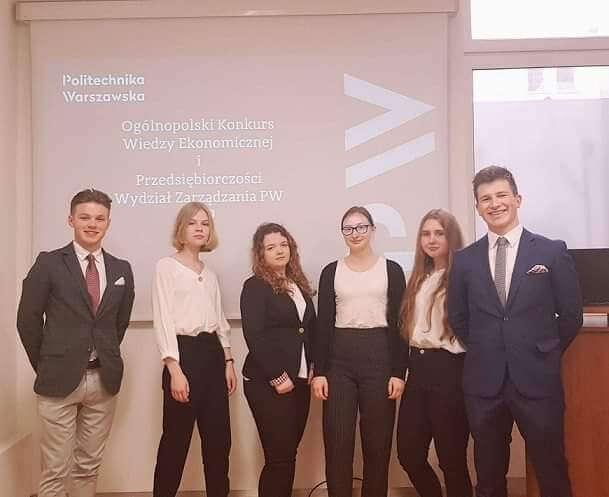 Ogromny sukces uczennic technikum ekonomicznego Ogólnopolski Konkurs Wiedzy Ekonomicznej i Przedsiębiorczości