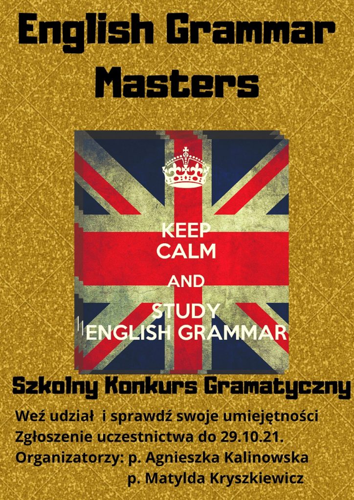 Konkurs gramatyczny English Grammar Masters