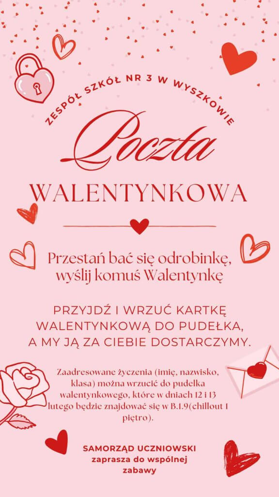 Poczta Walentynkowa w ZS3